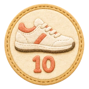 10kmの道のり