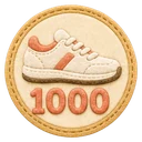1000 km total